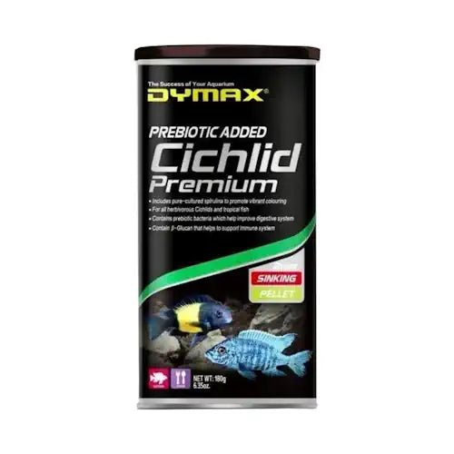 DYMAX CICHLID PREMIUM 180G SINKING PELLET - FISH HUT AQUA AND PET SUPPLIES - #location#