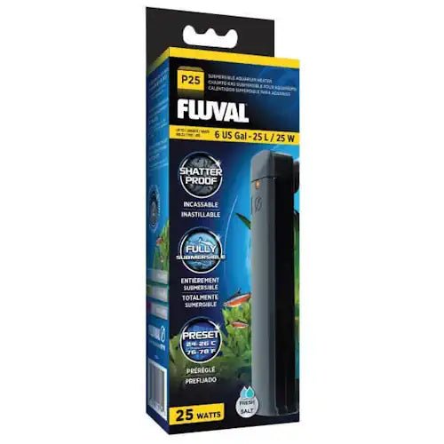 Fluval 25w Preset Heater - FISH HUT AQUA AND PET SUPPLIES - #location#