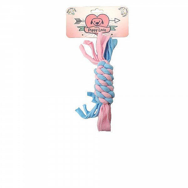 Puppy Love Fleece Log Toy 20cm - FISH HUT AQUA AND PET SUPPLIES - #location#