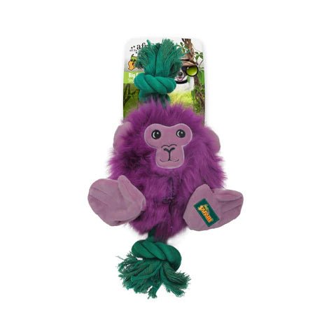 Safari Big Foot Monkey with Rope 31 x 18cm - FISH HUT AQUA AND PET SUPPLIES - #location#