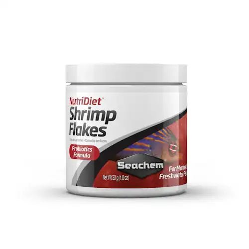 Seachem NutriDiet Shrimp Flakes with Probiotics 15g - FISH HUT AQUA AND PET SUPPLIES - #location#