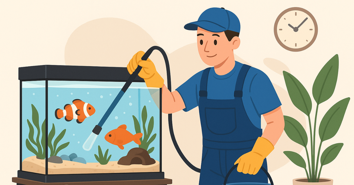Aquarium Maintenance Service – Easy, Safe & Stress-Free Care for Your Fish Tank