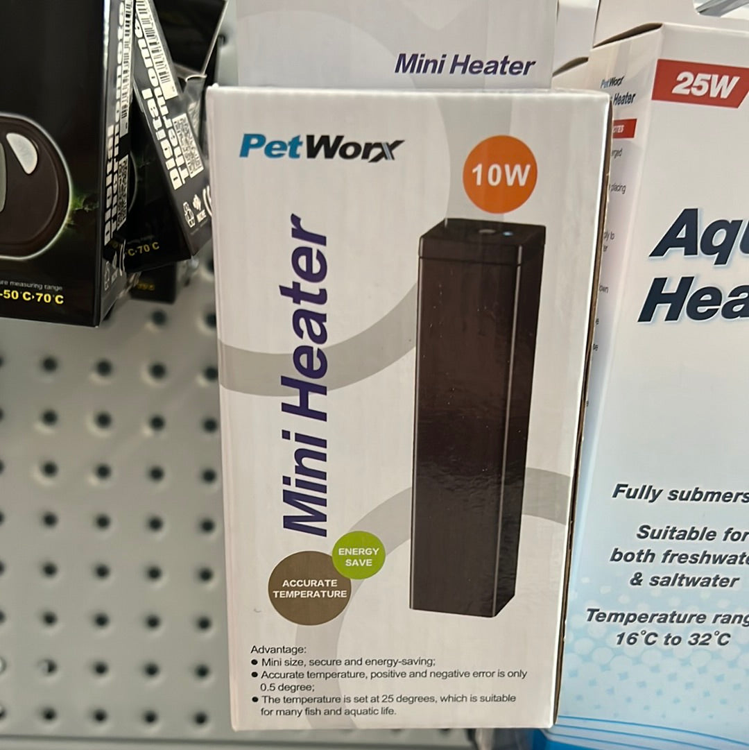 PETWORX MINI HEATER 10W - FISH HUT AQUA AND PET SUPPLIES