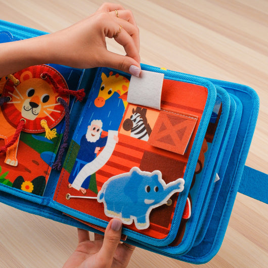 Noah's Ark Quiet Book - travel use