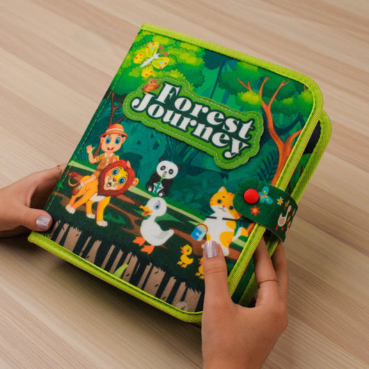 Forest Adventure Quiet Book - forest-inspired activities
