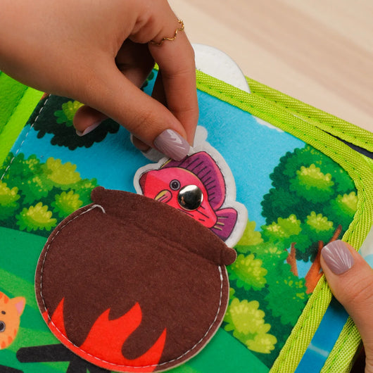 Forest Adventure Quiet Book - travel use