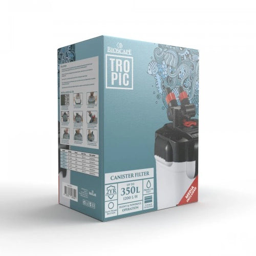 Bioscape Tropic Canister Filter 1200lph - FISH HUT AQUA AND PET SUPPLIES