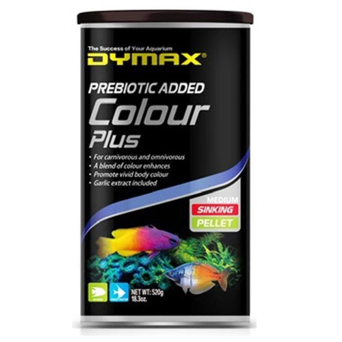 DYMAX COLOUR PLUS 160G SMALL SINKING PELLET - FISH HUT AQUA AND PET SUPPLIES