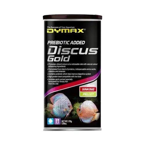 DYMAX DISCUS GOLD 170G SINKING PELLET - FISH HUT AQUA AND PET SUPPLIES