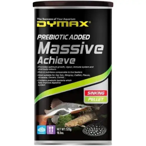 DYMAX MASSIVE ACHIEVE 160G SINKING PELLET - FISH HUT AQUA AND PET SUPPLIES