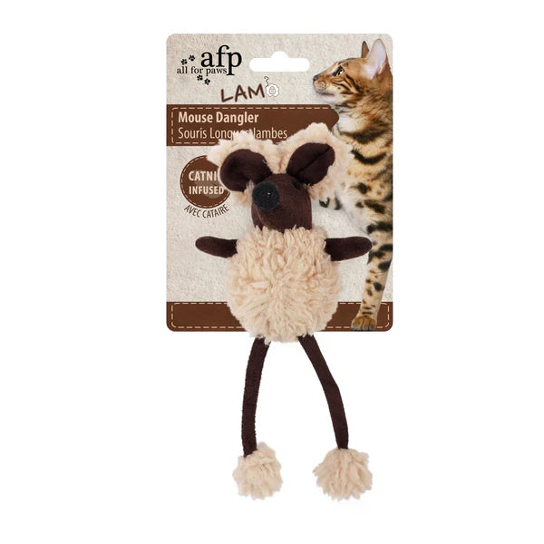 LAM CAT Lamb Mouse Danglers 17 x 8cm