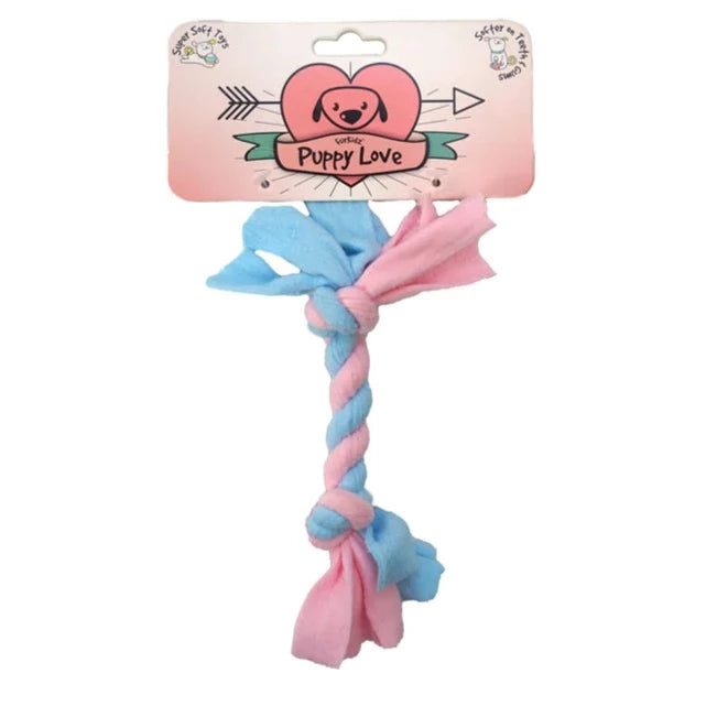 Puppy Love Twin Knott Toy 17cm