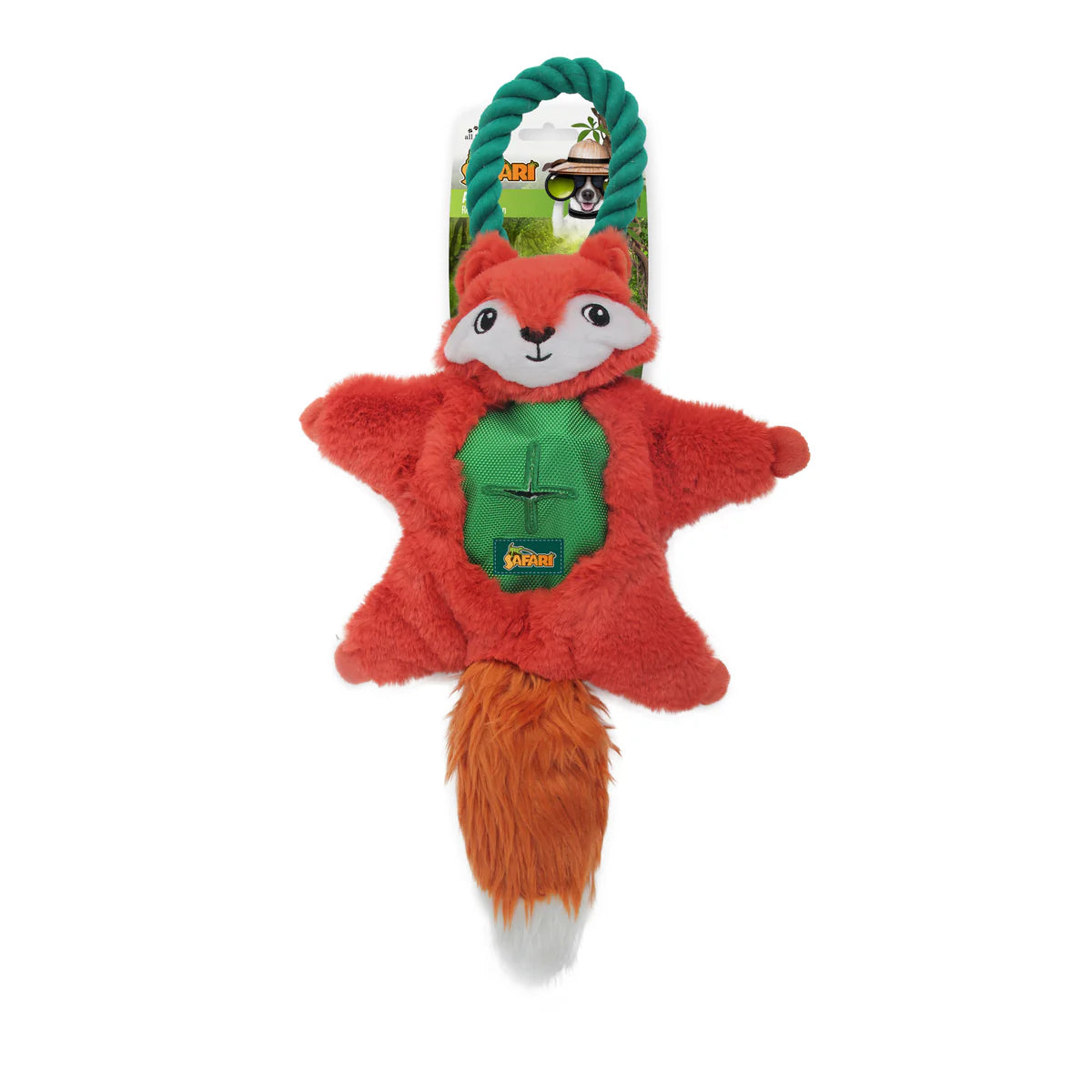 Safari Air Crinkle Fox with Rope 50 x 28cm