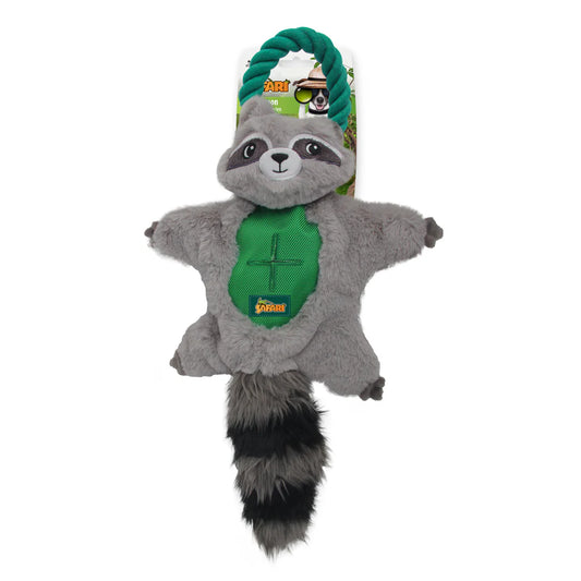 Safari Air  Crinkle Racoon with Rope 50 x 28cm