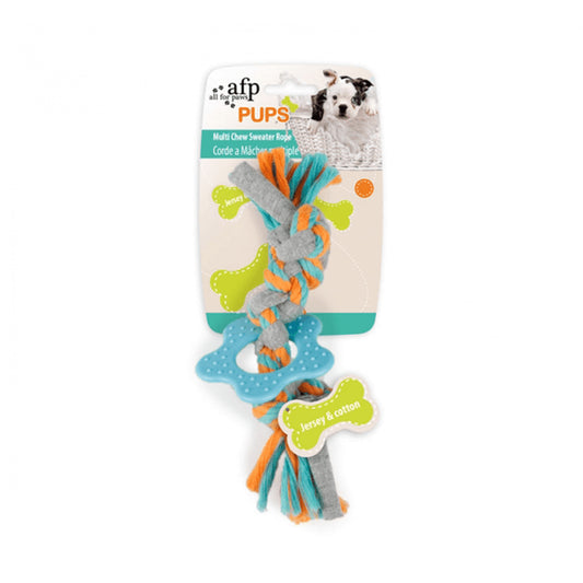 PUPS Multi Chew Sweater RopeToy