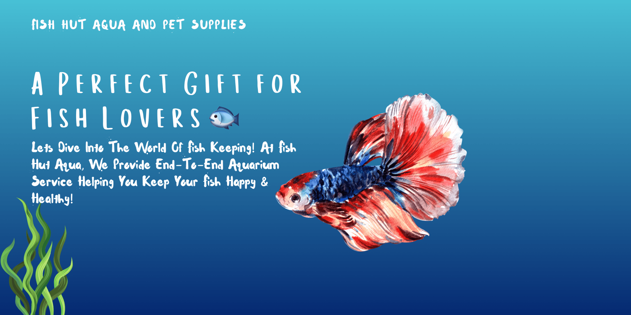 Fish Hut’s Gift Card - FISH HUT AQUA AND PET SUPPLIES - #location#