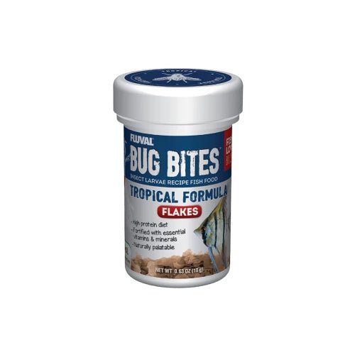 Fluval Bug Bites Tropical Flakes 18gm - FISH HUT AQUA AND PET SUPPLIES - #location#