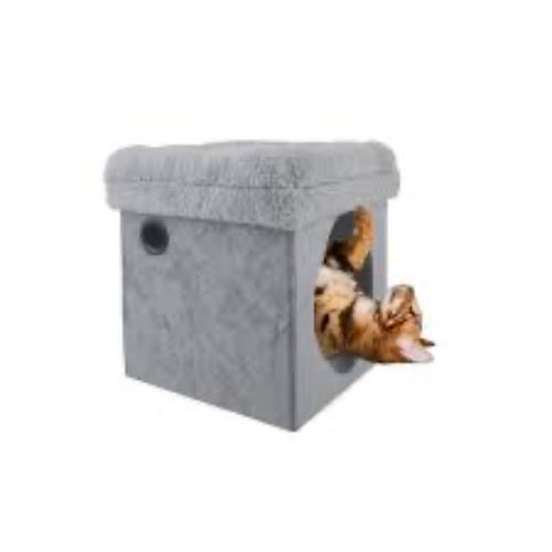 LAM CAT 2 in 1 Cat Home Grey