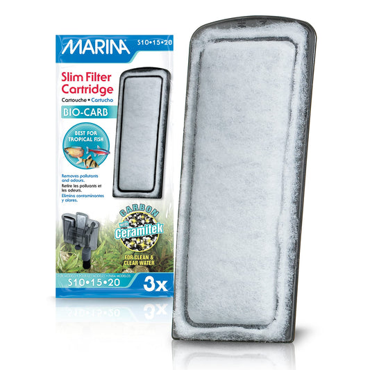 Marina Slim Power Filter Bio - Carb Replacement Carbon Cartridge - FISH HUT AQUA AND PET SUPPLIES - #location#