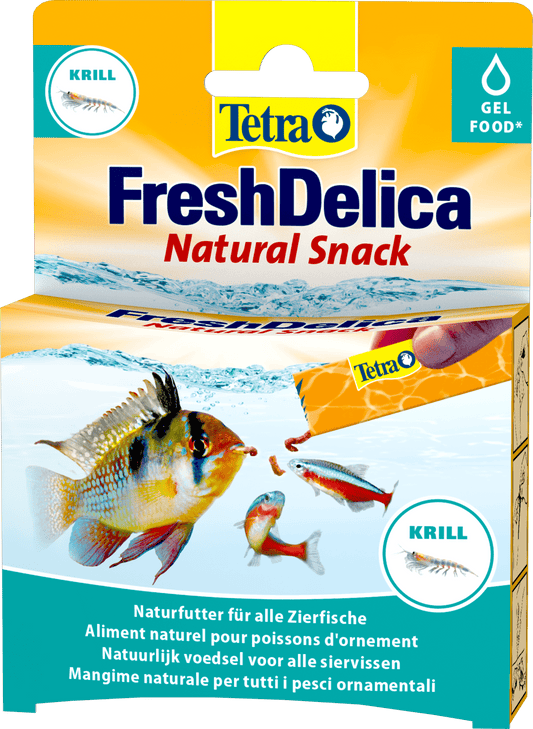 Tetra FreshDelica Krill 48g (16×3g) - FISH HUT AQUA AND PET SUPPLIES