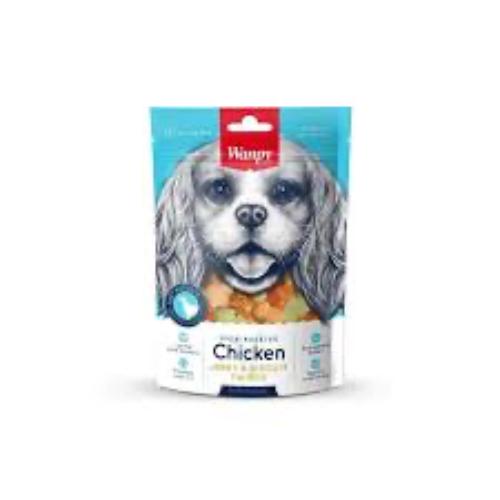 Wanpy Biscuit with Chicken Jerky 100gm - FISH HUT AQUA AND PET SUPPLIES - #location#