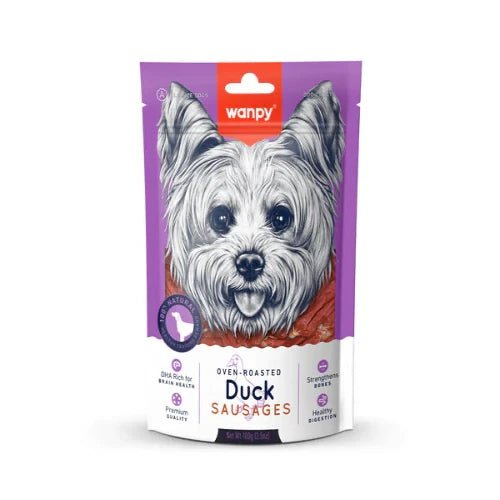 Wanpy Duck Sausages 100gm - FISH HUT AQUA AND PET SUPPLIES - #location#