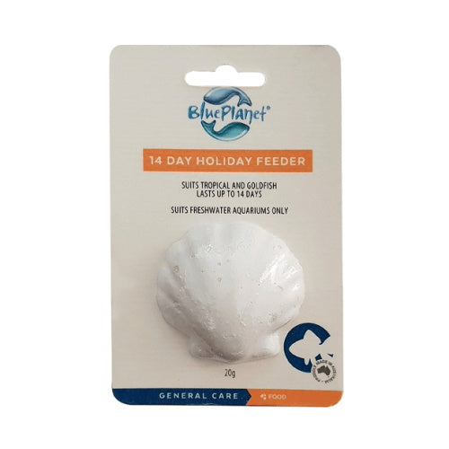 Blue Planet Holiday Feeder Block 20g - FISH HUT AQUA AND PET SUPPLIES