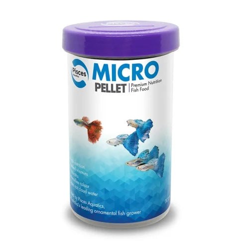 PISCES MICRO PELLET 30G - FISH HUT AQUA AND PET SUPPLIES