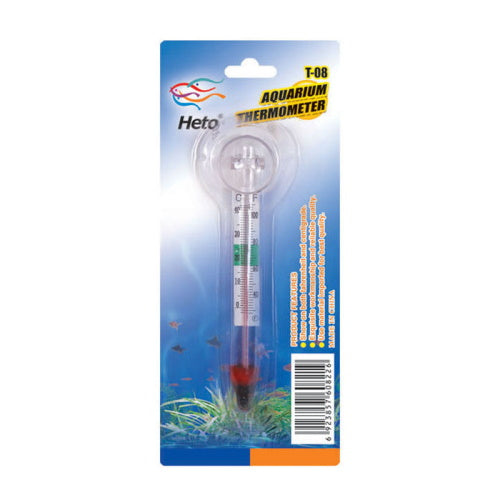 Glass Thermometer with suction cup - FISH HUT AQUA AND PET SUPPLIES