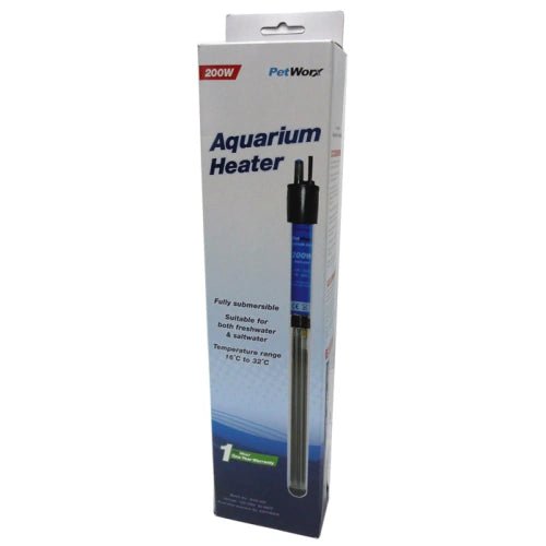 PETWORX AQUARIUM HEATER 200W - FISH HUT AQUA AND PET SUPPLIES - #location# Main image